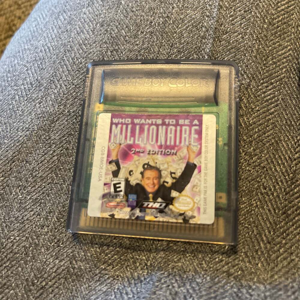Who Wants to Be a Millionaire: 2nd Edition (Nintendo Game Boy Color)